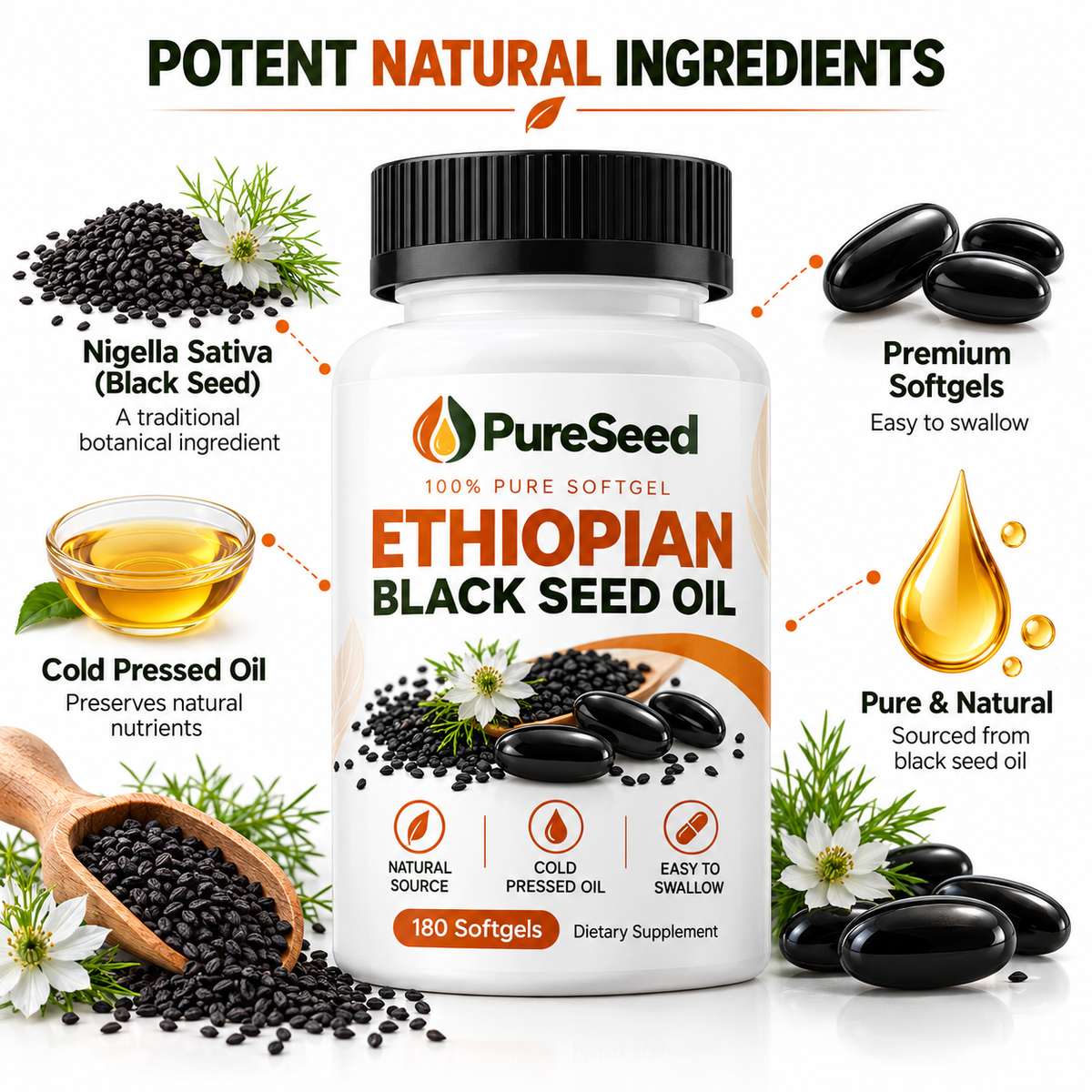 Ethiopian black seed oil