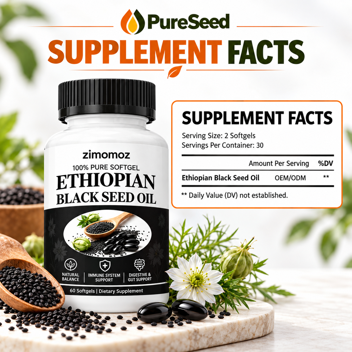Ethiopian black seed oil