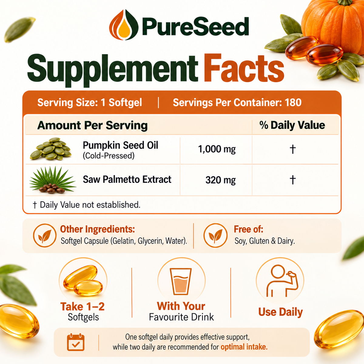 Pumpkin seed oil